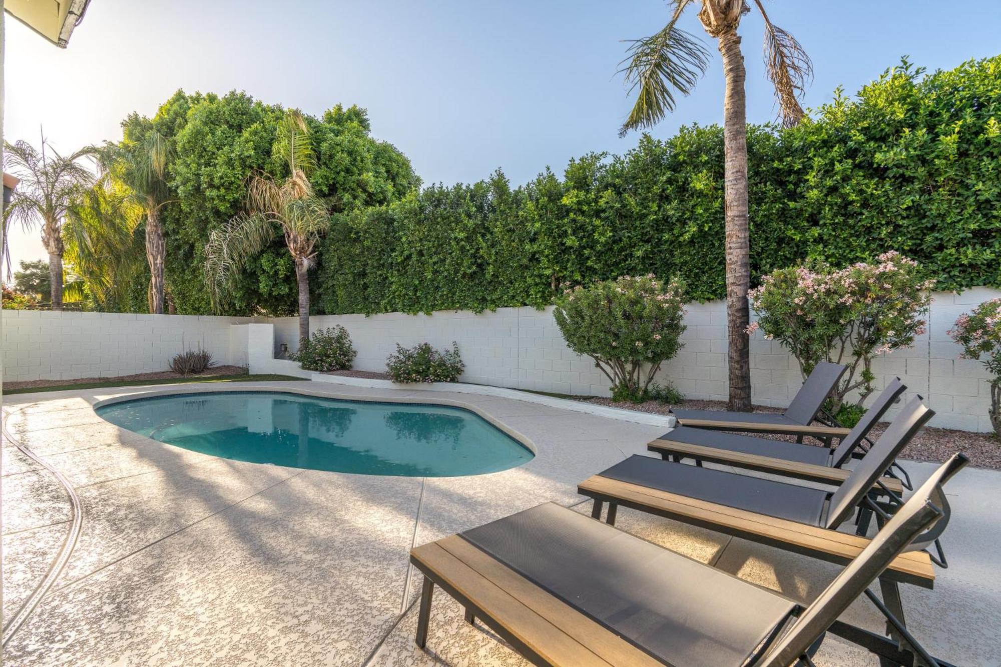 Black Palm Sparkling Pool Pool Table Close To Kierland Entertainment Newly Designed Beauty Holiday home